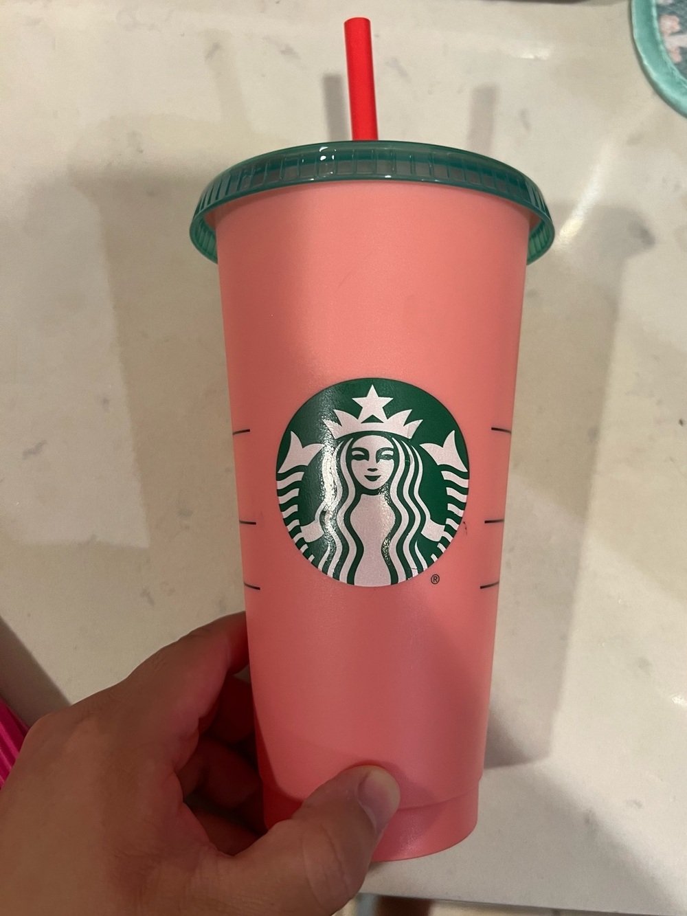 Starbucks Color Changing Reusable Cold Cup